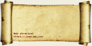 Jana Švaljek vizit kartica